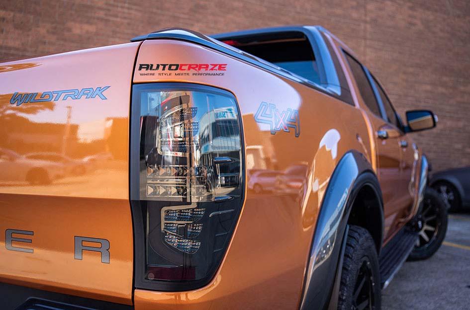 FORD RANGER GD05 BRONZE DARK TINT WITH MATTE BLACK